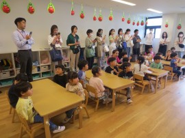 令和７年度石川保育園保育参観・懇談会を実施しました。