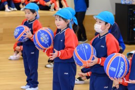 茨城ロボッツバスケットボール教室/１月19日